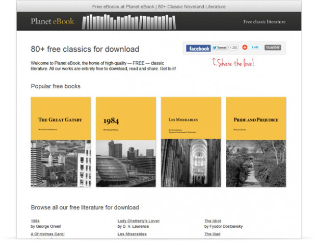 Free Classic eBooks by Planet eBook